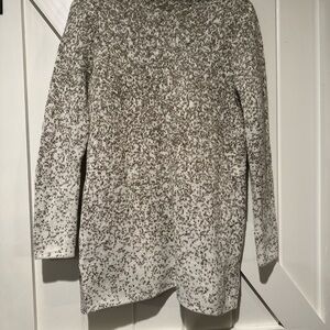 Chic Speckled Cowl Neck Sweater